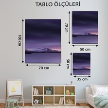 Mervolia Manzara Temalı  Mor Vadi Tablo TBL222