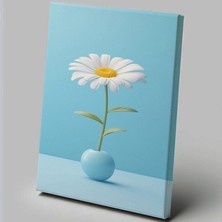 Mervolia Minimalist Temalı  Papatya Tablo TBL580