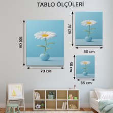 Mervolia Minimalist Temalı  Papatya Tablo TBL580