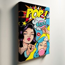 Mervolia Pop Art Temalı  Modern Tablo TBL932