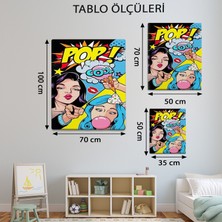 Mervolia Pop Art Temalı  Modern Tablo TBL932