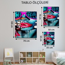 Mervolia Pop Art Temalı  Modern Tablo TBL913