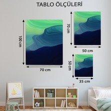 Mervolia Soyut Temalı  Gradyan Sanat Sanat Tablo TBL114
