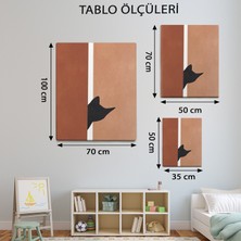 Mervolia Hayvan Temalı, Bohem Kedi TABLO-TBL615