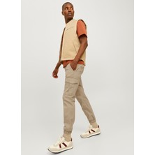 Jack & Jones Kahve Erkek Kargo Pantolon 12186889_JPSTMARCO Jjjoe Cuffed Car