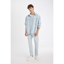 DeFacto Sergio Regular Fit Normal Kalıp Normal Bel Boru Paça Jean Pantolon B3107AX24AU