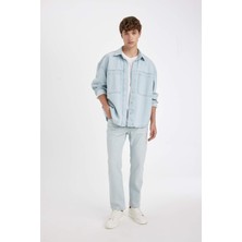DeFacto Sergio Regular Fit Normal Kalıp Normal Bel Boru Paça Jean Pantolon B3107AX24AU