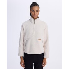 Kappa Etefo Kadın Beyaz Comfort Fit Polar