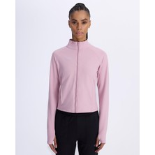 Kappa Berry Full Zip Kadın Pembe Regular Fit Fermuarlı Eşofman Üstü