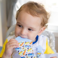 Babyjem Silikon Diş Kaşıyıcı Fular & Kravat Diş Kaşıyıcı Mavi Outlet