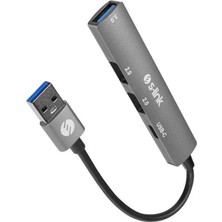 2*usb2.0, 1*usb3.0, 1*type-C Metal USB Hub Çoklayıcı