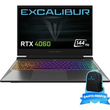 Casper Excalibur G870.1270-BFB0R-B Intel Core i7-12700H 16GB RAM 1TB NVME SSD 8GB RTX4060 Windows 11 Pro Gaming Laptop