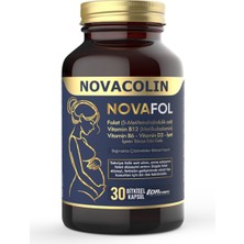 Novacolin Novafol Folik Asit 30 Kapsül