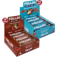 Fellas Meyve Bar 40 G Süper Ikili Kutu 24 Adet - Hind.cevizi &chia x 12 Adet + Karışık Kuruyemişli x 12 Adet