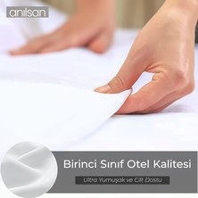 Saten Beyaz Tek Kişilik Nevresim Takımı – 83 Tel, Çarşaf, Nevresim Ve Yastık Kılıfı