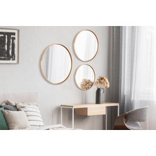 Dekorbizden Circle 3'lü Ayna Set 4004