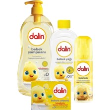 Dalin Yenidoğan Şampuanı 4'lü Set Hipoalerjenik ve Hassas Ciltler İçin Derinlemesine Temizleme