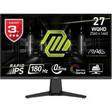 Msı 27" Mag 275QF 2560X1440(WQHD) IPS 180HZ 1ms Gamıng Monıtor