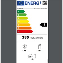 Grundıg Gpkne 477 E Enerji Sınıfı 477 L Duo-No Frost Alttan Donduruculu Buzdolabı Beyaz