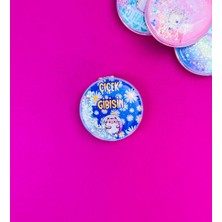 Giftmoda Motto Tasarımlı Oval Ayna