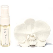 Missi Ekru Orkide Taşlı White Jasmine Araba/araç Kokusu (20 ml Esans ile Birlikte)