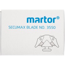 Martor 3550 Çift Taraflı Maket Bıçağı Ucu (10 Adet/kutu)