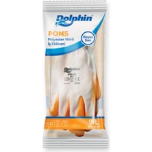 Dolphin Pon5 Beyaz/sarı Nitril Polyester Iş Eldiveni