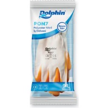 Dolphin Pon7 Beyaz/sarı Nitril Polyester Iş Eldiveni