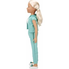 Dollz'n More Yürüyüş Arkadaşım Clara Sporty 80 cm - Yeşil Eşofman Takımlı
