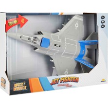 Maxx Wheels 1:16 Maxx Wheels Sesli ve Işıklı Jet Fighter - Mavi