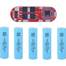 Aspilsan 5 Adet  Li-ion Pil ve 25A BMS.