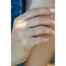 ÇGK KUYUMCULUK Çıtır Baget Altın Yüzük CGKYZK0229