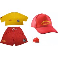 Lifeguard Cankurtaran Üniforma Set Tssf Polo Yaka / Xs Beden