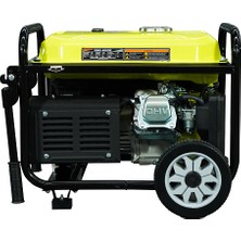 Genpower Gbg 4000 E V3 Model 4 Kva Benzinli İpli / Marşlı Tekerlekli Monofaze (220 Volt) Portatif Jeneratör