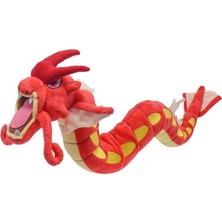 Cherish 60CM Büyük Kırmızı Gyarados Iskeleti ve Şekillendirilebilir Peluş Bebek Oyuncağı (Yurt Dışından)