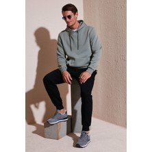 Buratti Slim Fit Kapüşonlu Kanguru Cepli İçi Tüylü Yumuşak Şardonlu Sweat Erkek SWEAT 5905281