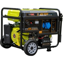 Genpower Gbg 7500 E Oto Model 7,5 Kva Benzinli Transfer Panolu Otomatik Monofaze (220 Volt) Portatif Jeneratör