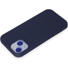 Denza Case Apple iPhone 15 Plus Kılıf Soft Pürüzsüz Silikon Kılıf - Lacivert