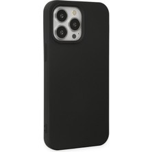 Denza Case Apple iPhone 15 Pro Kılıf Soft Pürüzsüz Silikon Kılıf - Siyah