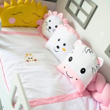 Kista Baby Montessori Bebek Uyku Seti Örgü Yan Korumalı Uyku Seti 90x190 100x200 Animals