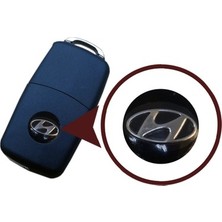 Ripido Hyundai Için 2 Adet Araç Anahtar Logo Amblemi 14 mm Çapı