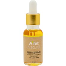 A'fet Natural Işıltı Serumu 20ml - Antiaging Serum 20ml - Yasemin Kokulu