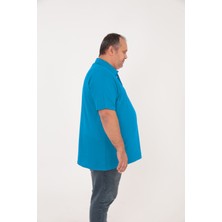 Big Nona Büyük Beden Unisex Polo Yaka T-Shirt