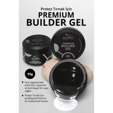 Momo Professional Premium Builder Gel No.1 55 Gr, Clear