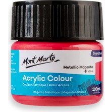 MONT MARTE MM Akrilik Renkli Boya Signature 100ml - Magenta