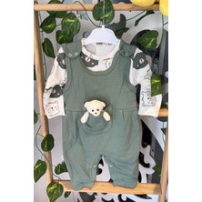 Adabebek Fitilli Ayıcık Aksesuarlı Salopet Takım 1427