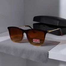 Ayel Glasses Gold Sap Detaylı Kadın Güneş Gözlüğü
