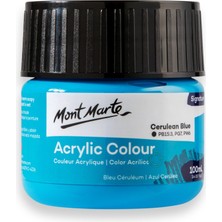 MONT MARTE Renkli Boya Signature 100 ml Cerulean Blue