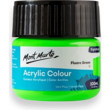 MONT MARTE Renkli Boya Signature 100 ml Fluoro Green