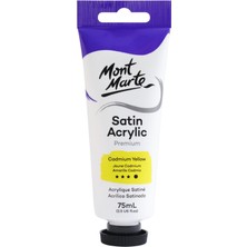 MONT MARTE MM Premium Saten Akrilik 75ml - Lemon Yellow